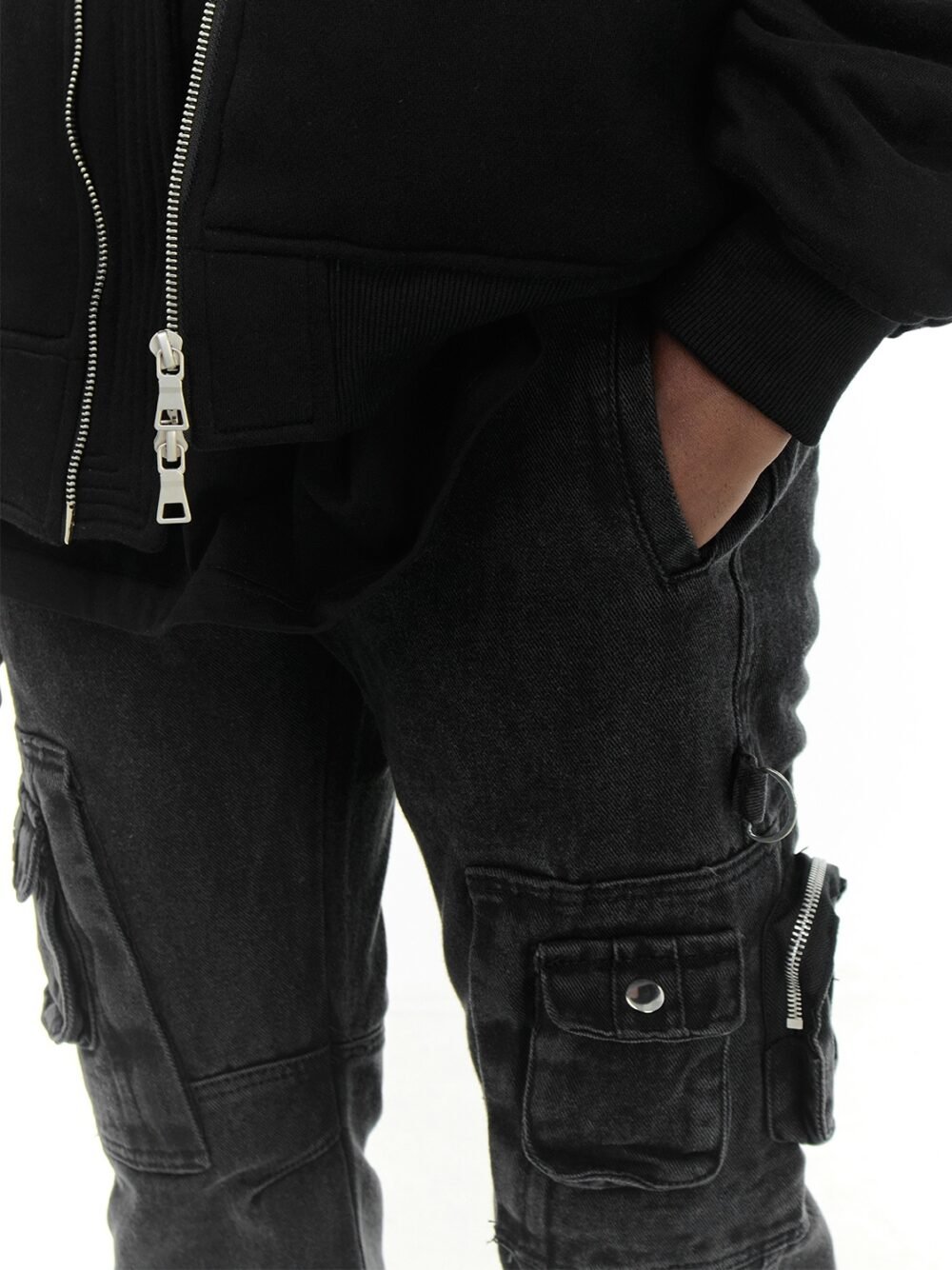 Wide Leg Straight Leg Pants Autumn New Multi Pocket Casual Functional Workwear