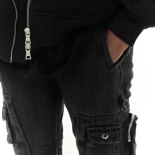Wide Leg Straight Leg Pants Autumn New Multi Pocket Casual Functional Workwear