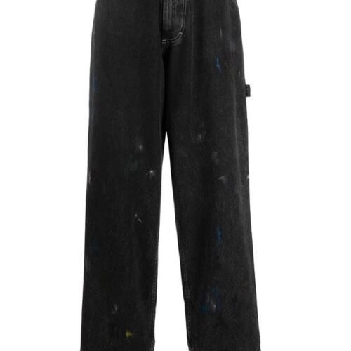 ff708310-4578-4e64-aab8-e4e251528d57.jpg Splash Ink Paint Spots Loose Cargo Pants Men And Women